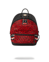 6-STRAP RED LEOPARD EMPRESS (PONY HAIR)