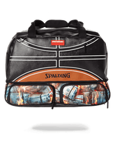 SPALDING X SPRAYGROUND FIRE MONEY SNEAKER DUFFEL