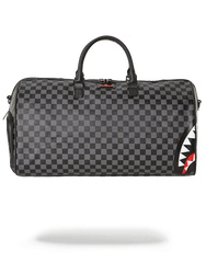 SHARKS IN PARIS (BLACK CHECKERED EDITION) DUFFLE