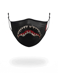 ADULT TRINITY SHARK FORM FITTING FACE MASK