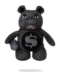 'WHAT THE BEEP' SHARK MONEYBEAR TEDDYBEAR BACKPACK