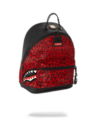 6-STRAP RED LEOPARD EMPRESS (PONY HAIR)