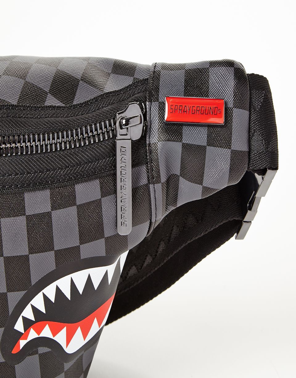 SHARKS IN PARIS (BLACK CHECKERED EDITION) CROSSBODY