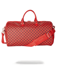 SHARKS IN PARIS DUFFLE (RED CHECKERED EDITION)