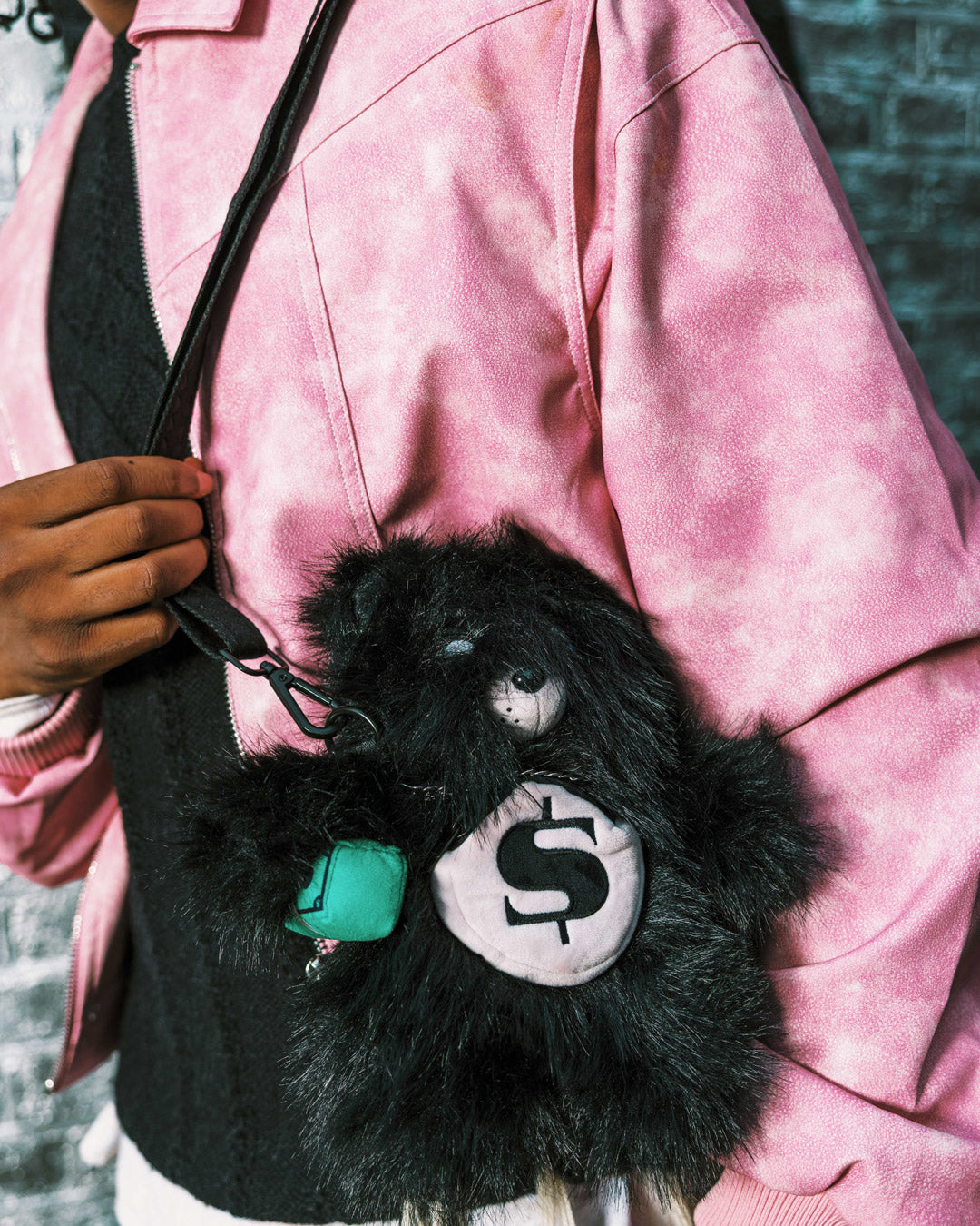 FURZILLA SHARK (NIGHT) BEAR CUB CROSSBODY