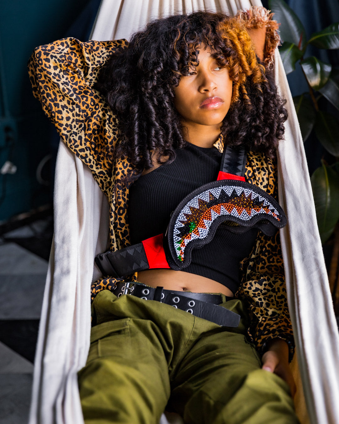 TRINITY CAMO SHARKMOUTH CROSSBODY