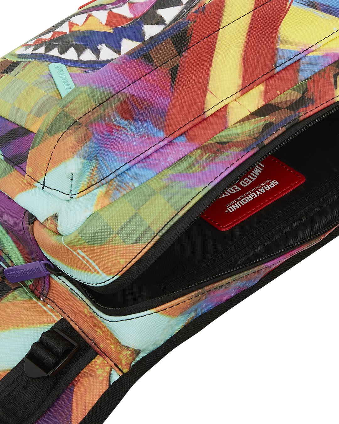 SHARKS IN PARIS CITY STREAKS CARGO CROSSBODY