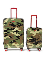 JUNGLE PARIS 2 PC LUGGAGE SET (CARRY-ON & FULL-SIZE)