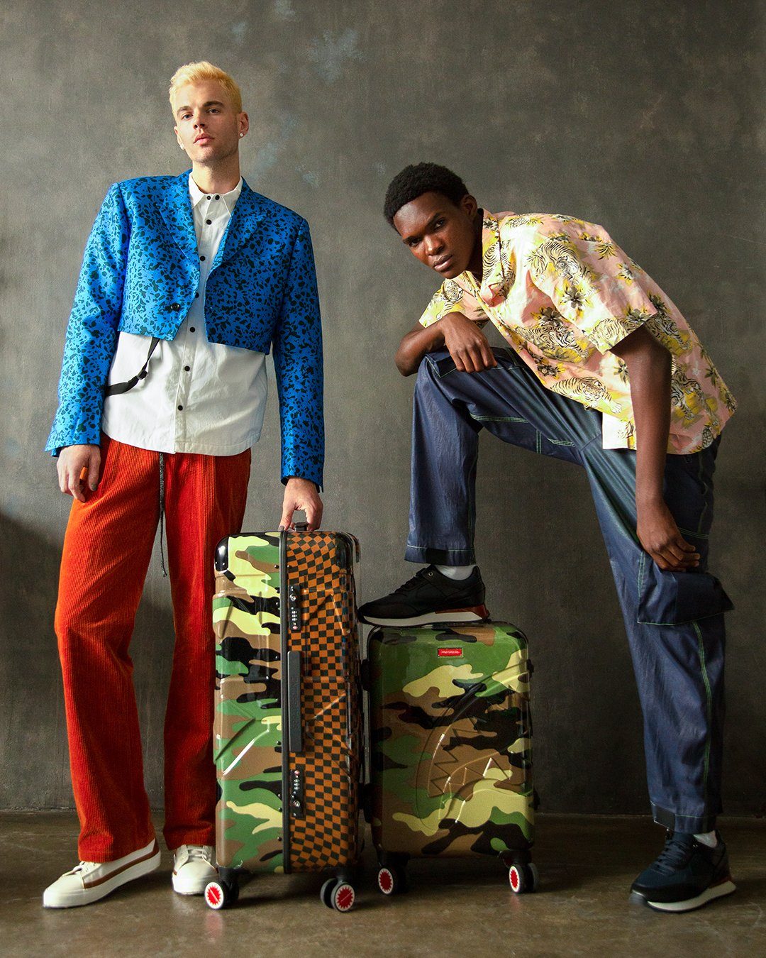 JUNGLE PARIS 21.5” CARRY-ON SHARKITECTURE LUGGAGE