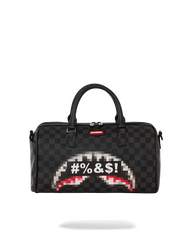 'WHAT THE BEEP' SHARK MINI DUFFLE