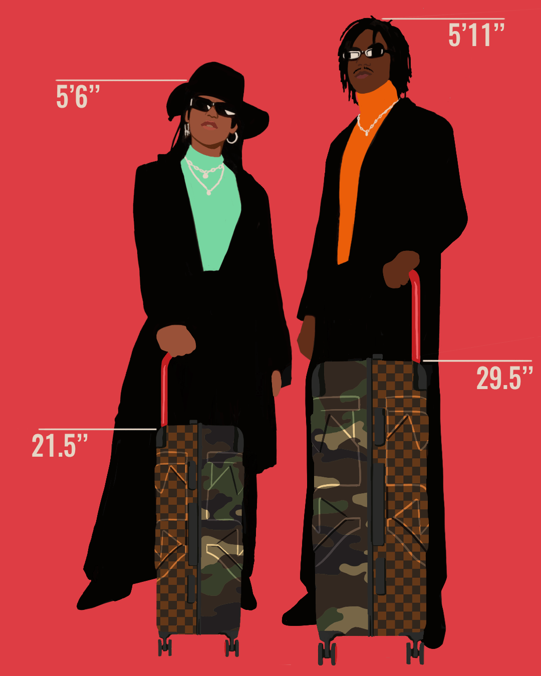 JUNGLE PARIS 21.5” CARRY-ON SHARKITECTURE LUGGAGE