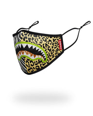 ADULT SAFARI SHARK FORM FITTING FACE MASK