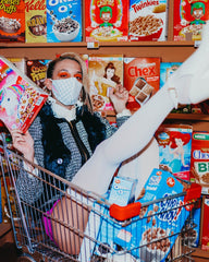 ROSE ALL DAY VEGAN LEATHER FACE MASK